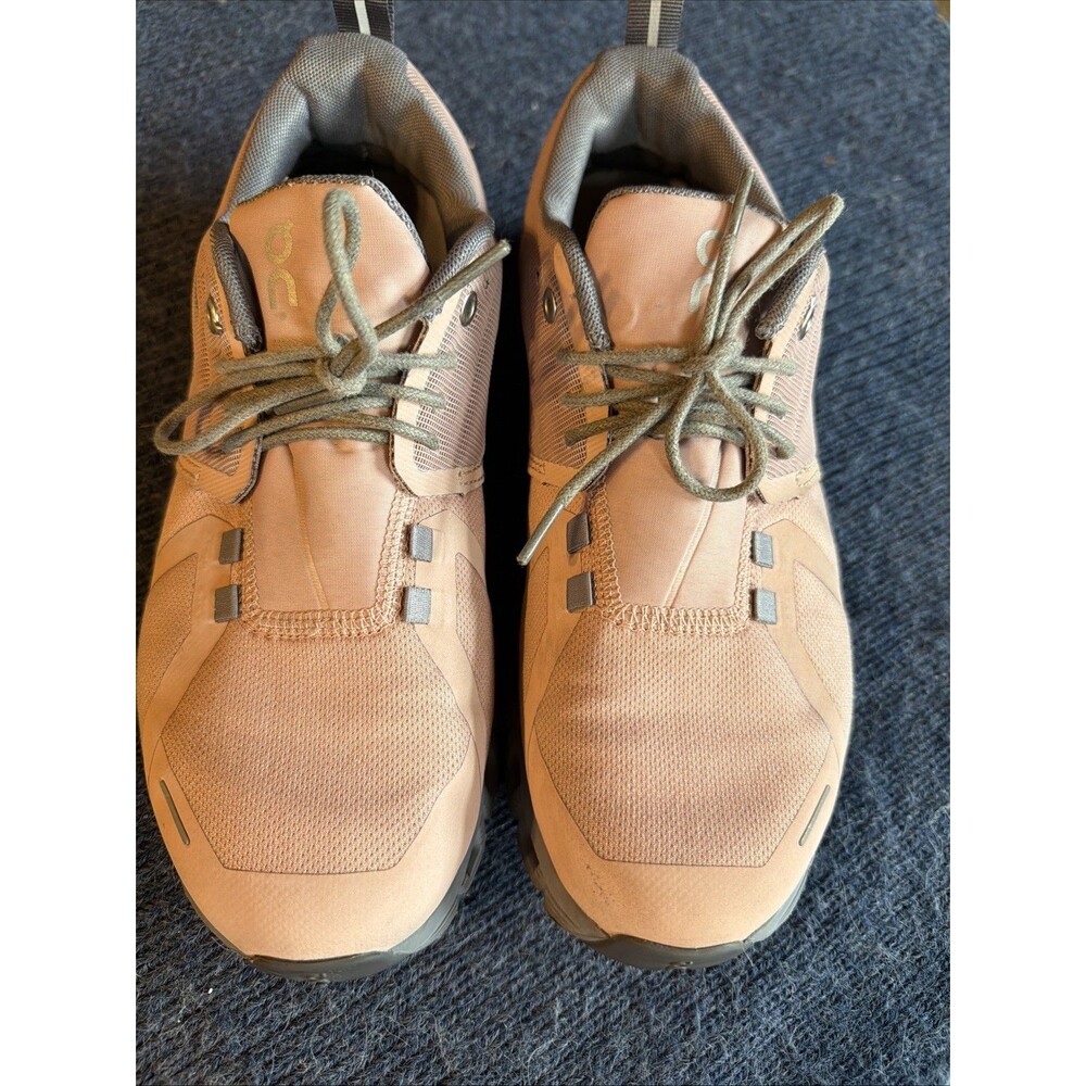 On Cloud 5 Waterproof, Rose/Fossil, Running Women’s Size 9